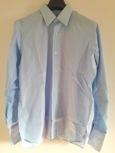Chemise vintage bleue ciel - vintage,