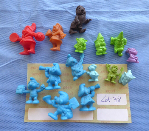 Lot figurines schtroumpfs - de,