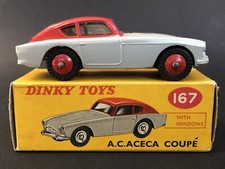 Ancienne DINKY TOYS 167 A.C. ACECA COUPÉ Boite d'origine Made in England Meccano