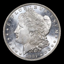 1881-p Morgan Dollar $1 MS +++