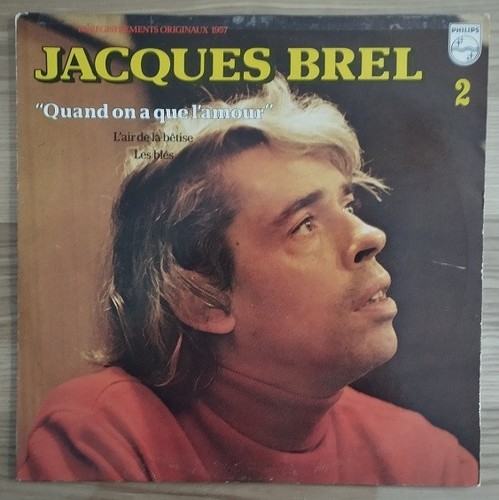 Tours vinyle jacques brel 2 - vinyle,