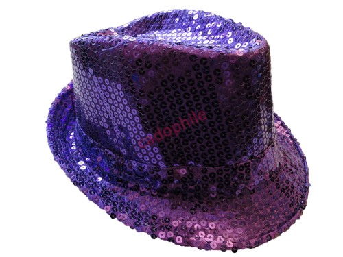 Chapeau borsalino paillettes - chapeau,