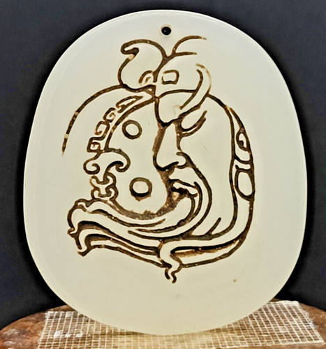 Ancien pendentif jade hetian - ancien,