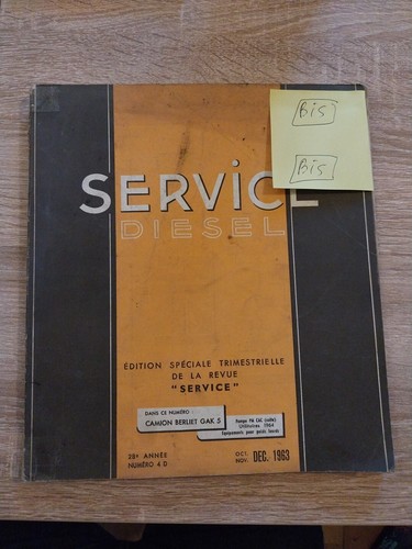 Service diesel camions berliet - camions,