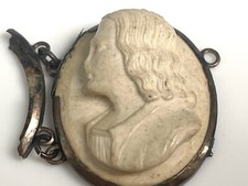 ANCIEN Camee Raphaël Pierre Lave ANTIQUE Lava stone Cameo Pietra Lavica