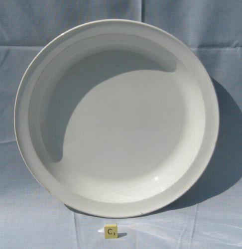 Plat faïence fine - , creil