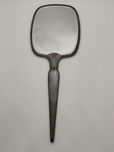 Grand miroir main ancien - grand,