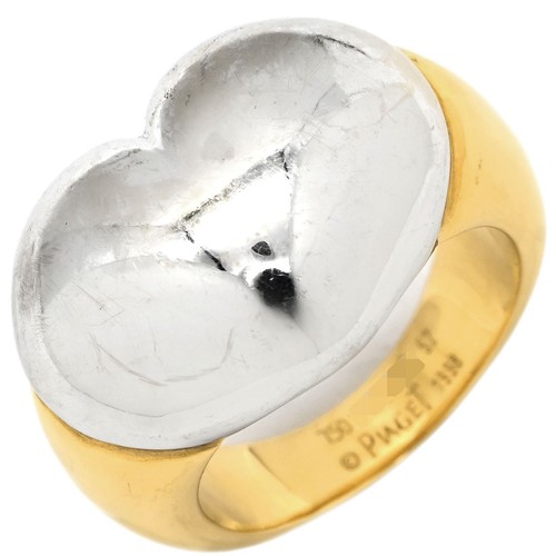 Bague piaget motif coeur - bague,