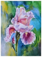 Peinture fleurs IRISES