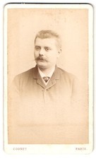 Photo Atelier Cognet, Paris, 28 Faubourg St. Honore, Portrait de Herr avec Schn 