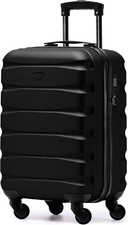 FLIGHT KNIGHT - VALISE RIGIDE DE CABINE A 4 ROUES - 55x35x25CM - NOIR