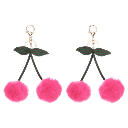2pcs porte clés pompon - porte-clés,