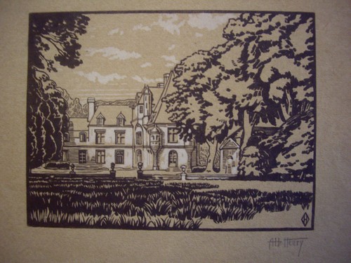Gravure sur bois lion - gravure, bois.lion