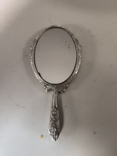 Petit miroir de sac en métal
