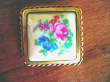 Broche en émaux  de Limoges