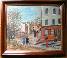 Huile sur toile Edmond HEUZE