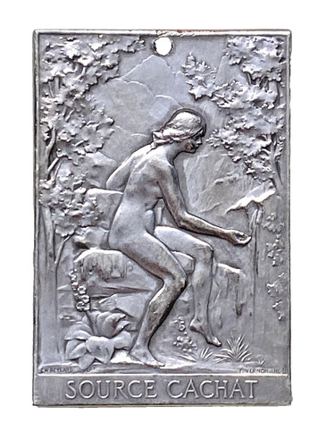 Médaille plaque art nouveau - plaque,