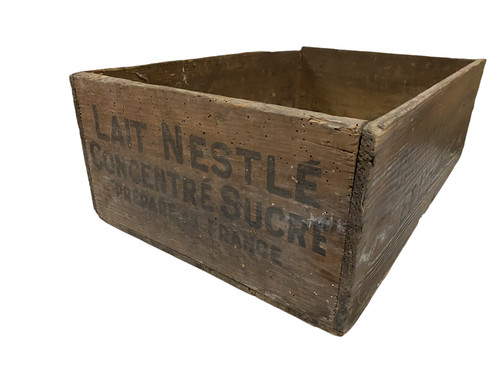 Ancienne caisse publicitaire - caisse,