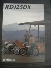 CATALOGUE BROCHURE MOTOS YAMAHA RD125DX