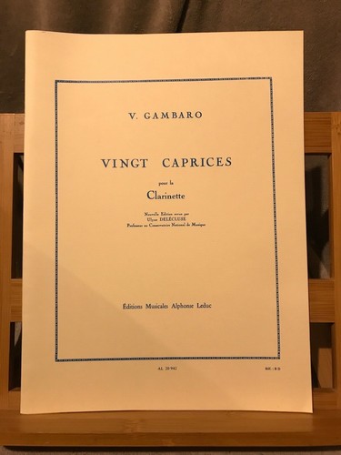 Gambaro vingt 20 caprices - v.,