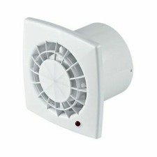 Blanc Bain Extracteur Ventilateur -100mm / 12V Dc - Mur / Plafonnier Basse