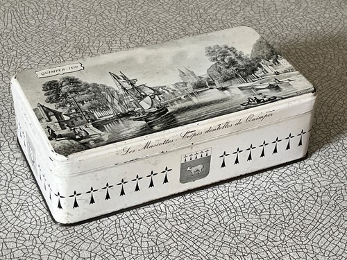 Boîte biscuit ancienne - boîte, à