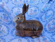 terrine lapin caugant céramique