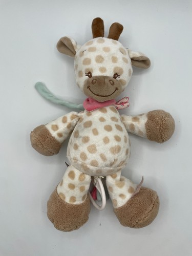 Nattou baby giraffe green blue - giraffe,
