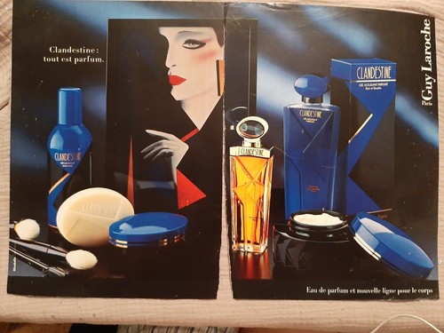 Publicité papier parfum guy - publicité,