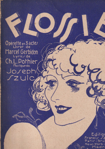 Partition operette flossie - partition,