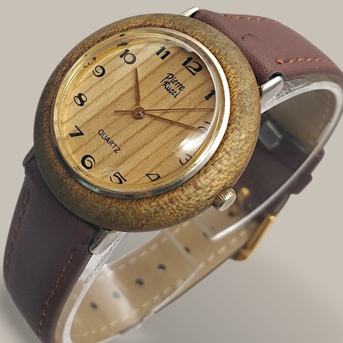 Montre bois pierre rucci - pierre,