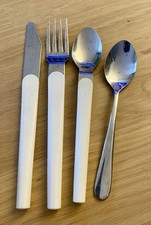 3 Couverts Air France + 1 Cuillère Air Liberté Années 80-90 TBE