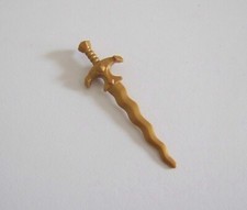 PLAYMOBIL (L2345) MOYEN-AGE - Epée Dorée avec Lame Ondulée 3840 4014 4255 4616 