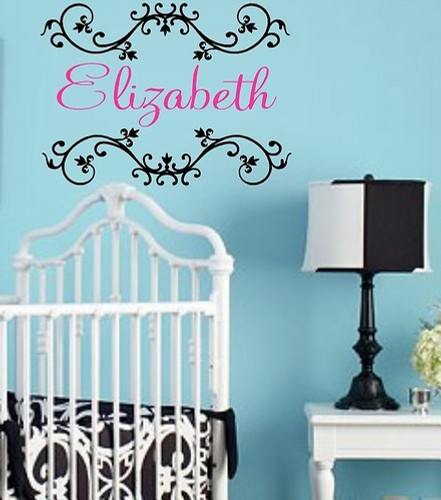 Shabby personalized name vinyl - shabby,