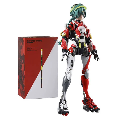 Figurine motored cyborg - cyborg, runner
