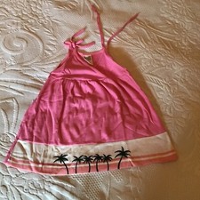 Robe Eté Plage Coton Rose