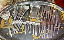 menagere en inox grisé epoque