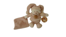 Doudou ours mouchoir 18 cm