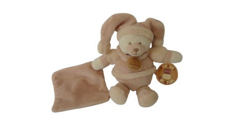 Doudou ours mouchoir cm - ours,