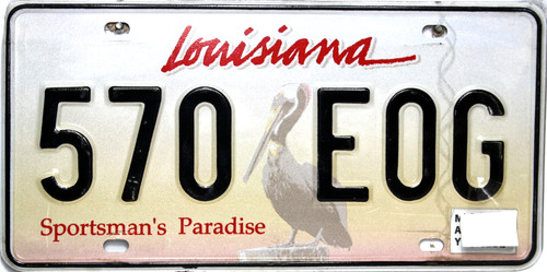 Louisiana pelican plaque - pelican,