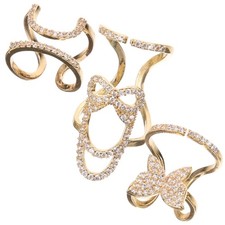  3 Pcs Bague Piur Ongle Anneau