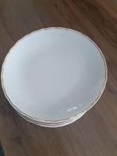 Bernardaud-assiette creuse X9 porcelaine Limoges-modèle Verlaine