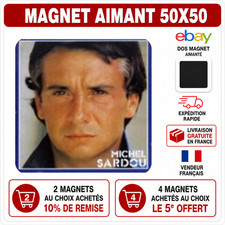 Magnet michel sardou - 5x5, cm