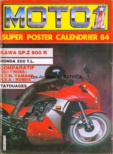 Moto kawasaki gpz 900 r - 900,