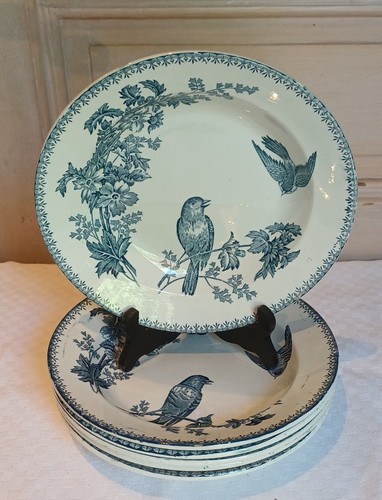 Anciennes assiettes creuses - 6,