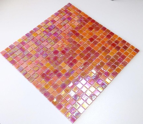 Pâte verre rouge - de, orange