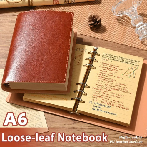 Carnet vintage cuir a6 - a5,
