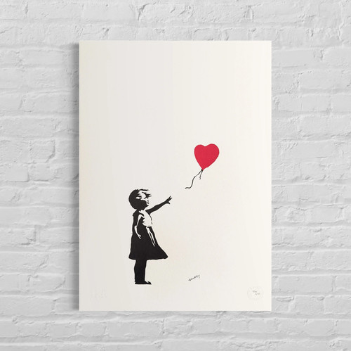Banksy fille ballon rouge - banksy,