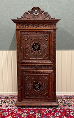 Antique french breton armoire - breton,