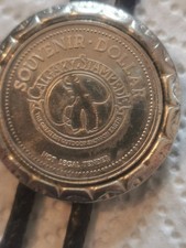 Bolo Tie Vintage Calgary Stampede Souvenir Dollar Western Cowboy USA